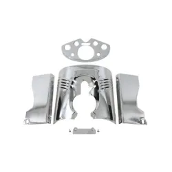 PartzBiz HD 24-0261 - ฝาครอบตะเกียบหน้าโครเมียม Ironhead Model K Harley Sportster Flathead KH PartzBiz HD 24-0261 - ฝาครอบตะเกียบหน้าโครเมียม Ironhead Model K Harley Sportster Flathead KH