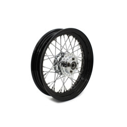 PartzBiz HD 52-1290 - 16 X 3 Black Front 40 Chrome Spoke Wheel Rim 10+ Harley Sportster 48 Forty Eight PartzBiz HD 52-1290 - 16 X 3 Black Front 40 Chrome Spoke Wheel Rim 10+ Harley Sportster 48 Forty Eight