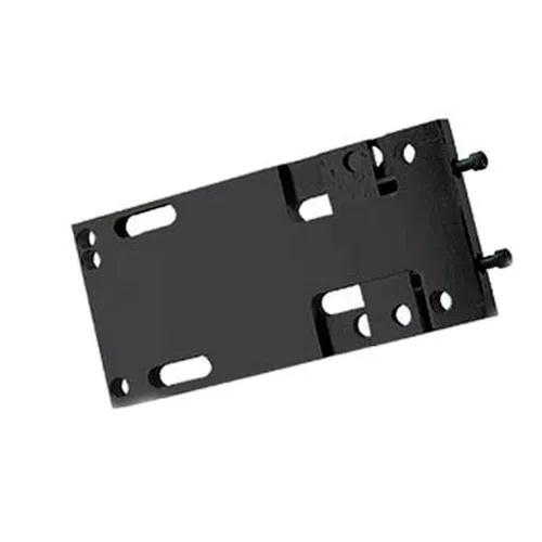 PartzBiz HD: 3443700-สีดำปรับได้ 4 สี่ความเร็ว Trans Plate Mount Harley Big Twin FL