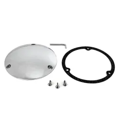 PartzBiz HD 42-0605 - Chrome DERBY Replica เปลี่ยนฝาครอบ Harley Shovelhead Softail Dyna FXR EVO PartzBiz HD 42-0605 - Chrome DERBY Replica เปลี่ยนฝาครอบ Harley Shovelhead Softail Dyna FXR EVO