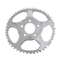 PartzBiz HD 19-0218 - Chrome Dished Star 48 ฟันโซ่สเตอร์หลัง 9.8 มม. Offset 2000-Up Harley