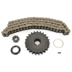 PartzBiz HD 19-0272 - Replacement 23 Tooth Sprocket Primary Drive Chain Kit Harley Knucklehead Panhead