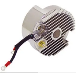 PartzBiz HD 32-0785 - Chrome 12 Vt Solid State Voltage Regulator Generator End Cover Harley Sportster PartzBiz HD 32-0785 - Chrome 12 Vt Solid State Voltage Regulator Generator End Cover Harley Sportster