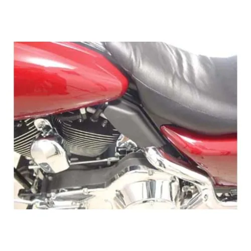 PartzBiz HD: 3446440-บังลมกันความร้อนเครื่องยนต์เฟรมกลางสีดำ แฟริ่งบังลม Harley Touring Models 01-07 FL