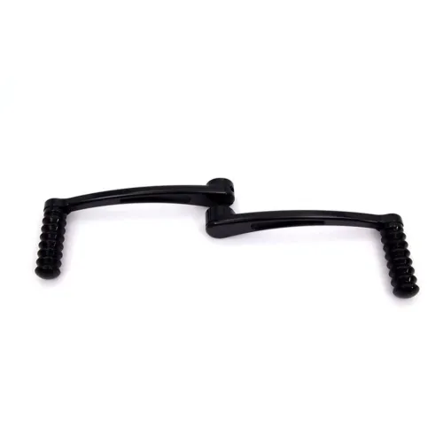 PartzBiz HD: 3446241-Black Sliced Heel Toe Standard Splined Shifter Lever Set Harley Touring Bagger
