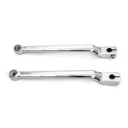 PartzBiz HD 21-0871 - Chrome 9-3/4‚” ชุดคันเกียร์ Heel Toe Extended Splined Harley Touring 86-2019 PartzBiz HD 21-0871 - Chrome 9-3/4‚” ชุดคันเกียร์ Heel Toe Extended Splined Harley Touring 86-2019