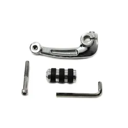 PartzBiz HD 21-0579 - Chrome Shifter Arm แมว Paw ยาง 3 แหวน Footpeg Peg Harley Sportster XL 04-17 PartzBiz HD 21-0579 - Chrome Shifter Arm แมว Paw ยาง 3 แหวน Footpeg Peg Harley Sportster XL 04-17