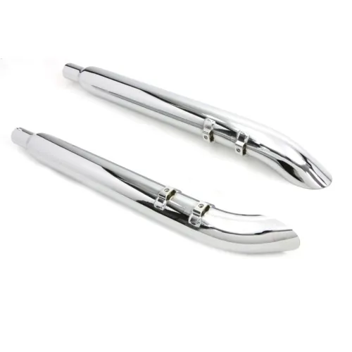 PartzBiz HD: 3441829-3‚” ชุดท่อไอเสีย Chrome Slip-On Turn Out 1995-2016 Harley Touring Bagger PartzBiz HD: 3441829-3‚” ชุดท่อไอเสีย Chrome Slip-On Turn Out 1995-2016 Harley Touring Bagger