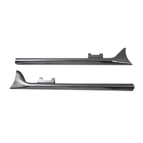 PartzBiz HD: 3444654-Chrome 1-7/8‚” Fishtail Drag Pipe Slip On ท่อไอเสียขนาด 33 นิ้ว Harley Touring
