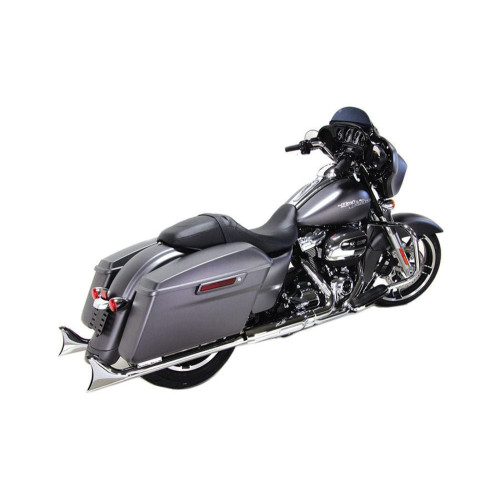 PartzBiz HD: 3448014-Chrome Fishtail 36‚” ท่อเก็บเสียงสลิปออน Harley 17-2020 Touring Bagger PartzBiz HD: 3448014-Chrome Fishtail 36‚” ท่อเก็บเสียงสลิปออน Harley 17-2020 Touring Bagger
