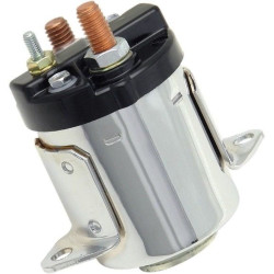 PartzBiz HD 32-1055 - Volt Tech Chrome 5 Five Speed Starter Solenoid Sealed Harley Shovelhead Evo BT PartzBiz HD 32-1055 - Volt Tech Chrome 5 Five Speed Starter Solenoid Sealed Harley Shovelhead Evo BT