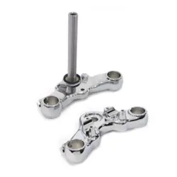 PartzBiz HD 24-1037 - Chrome 39MM Triple Trees Tree Set Kit 2010-2020 Harley Sportster สี่สิบแปด 48 PartzBiz HD 24-1037 - Chrome 39MM Triple Trees Tree Set Kit 2010-2020 Harley Sportster สี่สิบแปด 48