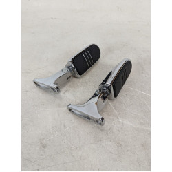 PartzBiz HD 27-0699/OB - V-Twin Chrome Foot Pegs Pair Set Rubber Inlay Harley Big Twin XL Evo Twin Cam PartzBiz HD 27-0699/OB - V-Twin Chrome Foot Pegs Pair Set Rubber Inlay Harley Big Twin XL Evo Twin Cam