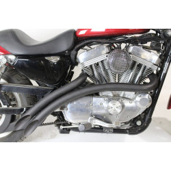 PartzBiz HD 30-0005 - ท่อไอเสีย V-Twin Curved Radius 2‚” Set Black Harley XL Sportster 2007+ PartzBiz HD 30-0005 - ท่อไอเสีย V-Twin Curved Radius 2‚” Set Black Harley XL Sportster 2007+