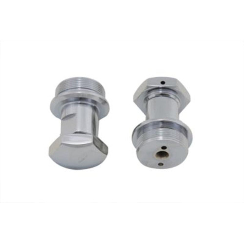 PartzBiz HD: 3492720-V-Twin Upper Lower 41mm Fork Tube Plug Pair Set Polished Harley Touring 49-79