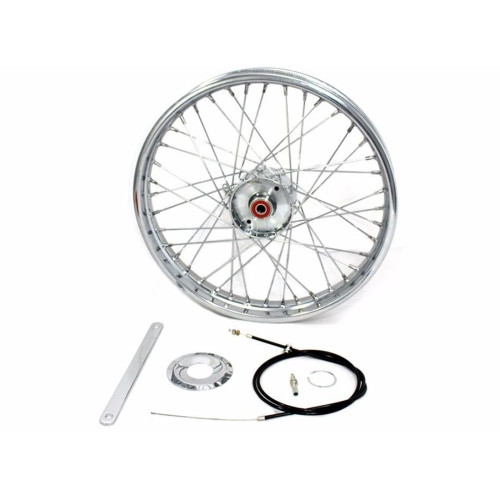 PartzBiz HD: 3444814-Chrome 19x1.85 MINI กลองเบรคล้อ Chopper Stopper Ironhead Harley Shovel FX PartzBiz HD: 3444814-Chrome 19x1.85 MINI กลองเบรคล้อ Chopper Stopper Ironhead Harley Shovel FX
