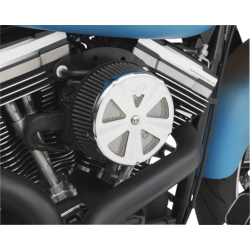 PartzBiz HD 71017 - Vance & Hines Chrome Crown VO2 Air Intake Accessory Skullcap Cover Trim Harley PartzBiz HD 71017 - Vance & Hines Chrome Crown VO2 Air Intake Accessory Skullcap Cover Trim Harley