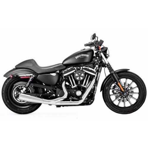 PartzBiz HD: 3454414-Vance & Hines Chrome 2 Into 1 2-1 Upsweep Exhaust Pipe Harley Sportster 07-2017 PartzBiz HD: 3454414-Vance & Hines Chrome 2 Into 1 2-1 Upsweep Exhaust Pipe Harley Sportster 07-2017