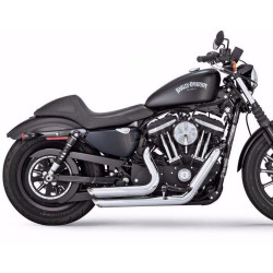 PartzBiz HD 17229 - Vance & Hines Chrome Staggered Shortshots Exhaust Headers Pipe Harley Sportster PartzBiz HD 17229 - Vance & Hines Chrome Staggered Shortshots Exhaust Headers Pipe Harley Sportster