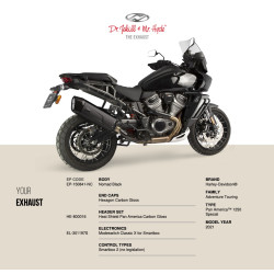 PartzBiz HD EP-150841-NC - Adventure Touring Pan American Carbon Gloss