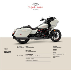 PartzBiz HD EP-152781-NC - CVO Road Glide ST - Streetfighter Black